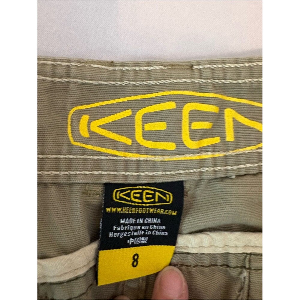 KEEN Hybrid Life Utility Cargo Hiking Shorts Tan Women’s Size 8 - Picture 3 of 16